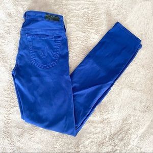 AG Adriano Goldschmied the stilt cigarette royal blue size 26